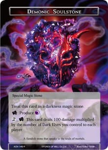 Demonic Soulstone - Ancient Nights - Force of Will card