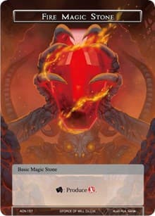 Fire Magic Stone - Ancient Nights - Force of Will card