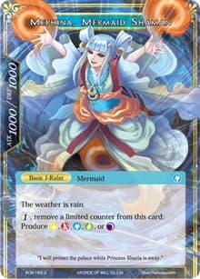 Mephina, Mermaid Shaman - Ancient Nights - Force of Will card
