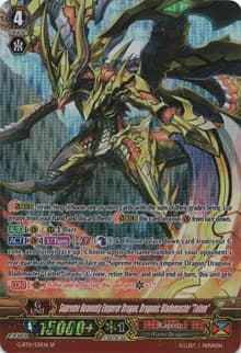 Supreme Heavenly Emperor Dragon, Dragonic Blademaster "Taiten" (SP) - G-BT11: Demonic Advent - Cardfight Vanguard card