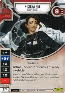 Ciena Ree - Adept Pilot (Card Only) - Empire at War - Star Wars: Destiny card