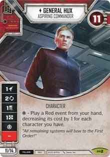 General Hux - Aspiring Commander (Card Only) - Empire at War - Star Wars: Destiny card