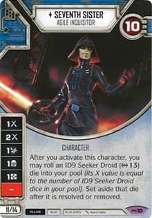 Seventh Sister - Agile Inquisitor (Card Only) - Empire at War - Star Wars: Destiny card