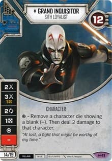 Grand Inquisitor - Sith Loyalist - Empire at War - Star Wars: Destiny card