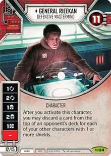 General Rieekan - Defensive Mastermind - Empire at War - Star Wars: Destiny card