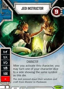 Jedi Instructor (Card Only) - Empire at War - Star Wars: Destiny card