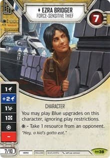 Ezra Bridger - Force-sensitive Thief - Empire at War - Star Wars: Destiny card