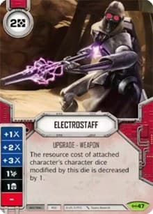 Electrostaff - Empire at War - Star Wars: Destiny card