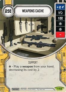 Weapons Cache (Card Only) - Empire at War - Star Wars: Destiny card