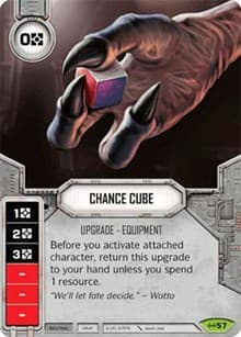 Chance Cube (Card Only) - Empire at War - Star Wars: Destiny card