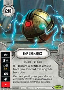 EMP Grenades - Empire at War - Star Wars: Destiny card
