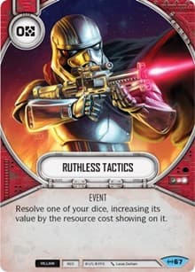 Ruthless Tactics - Empire at War - Star Wars: Destiny card