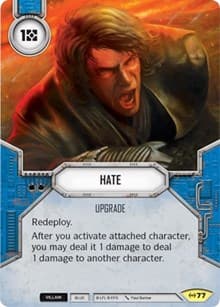 Hate - Empire at War - Star Wars: Destiny card
