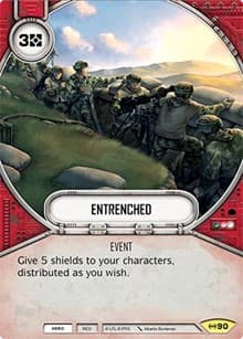 Entrenched - Empire at War - Star Wars: Destiny card