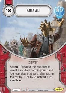 Rally Aid - Empire at War - Star Wars: Destiny card