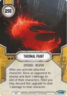 Thermal Paint - Empire at War - Star Wars: Destiny card