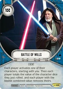 Battle of Wills - Empire at War - Star Wars: Destiny card