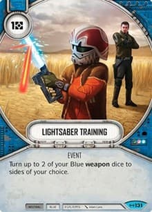 Lightsaber Training - Empire at War - Star Wars: Destiny card