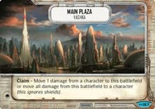 Main Plaza - Vashka - Empire at War - Star Wars: Destiny card