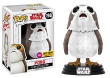 Star Wars: The Last Jedi: Porg (Mouth Open) (Flocked) (Bobble-Head) (Hot Topic Exclusive) - Pop! Vinyl - Funko card