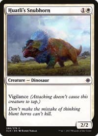 Huatli's Snubhorn - Ixalan - Magic: The Gathering card
