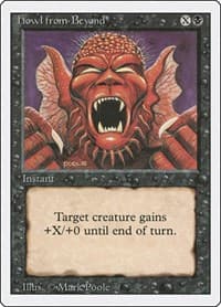Howl from Beyond - Revised Edition - Magic: The Gathering card