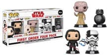 Star Wars: The Last Jedi: First Order Four Pack (Bobble-Heads) (Costco Exclusive) - Pop! Vinyl - Funko card