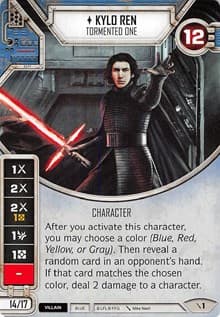 Kylo Ren - Tormented One - Two-Player Game - Star Wars: Destiny card