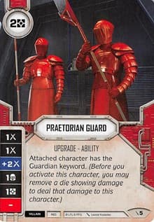 Praetorian Guard (Card Only) - Two-Player Game - Star Wars: Destiny card