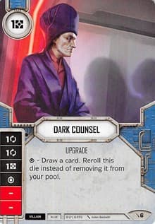 Dark Counsel (Card Only) - Two-Player Game - Star Wars: Destiny card