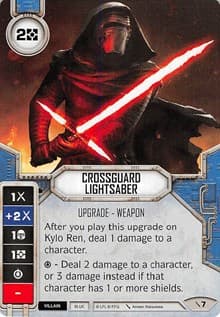 Crossguard Lightsaber - Two-Player Game - Star Wars: Destiny card