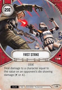First Strike - Two-Player Game - Star Wars: Destiny card