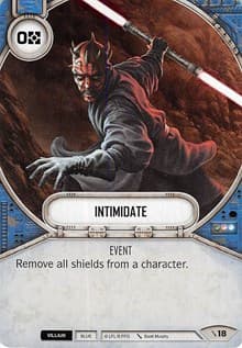 Intimidate - Two-Player Game - Star Wars: Destiny card