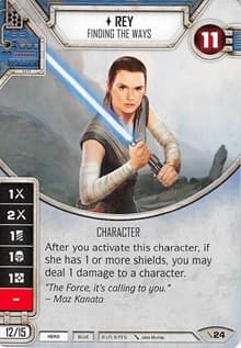 Rey - Finding the Ways (Card Only) - Two-Player Game - Star Wars: Destiny card
