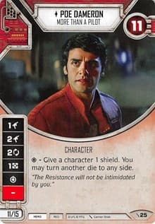 Poe Dameron - More Than A Pilot (Card Only) - Two-Player Game - Star Wars: Destiny card