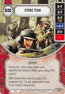 Strike Team - Two-Player Game - Star Wars: Destiny card
