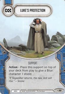 Luke's Protection - Two-Player Game - Star Wars: Destiny card
