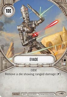 Evade - Two-Player Game - Star Wars: Destiny card