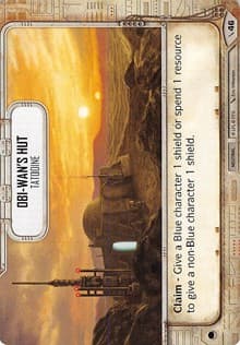 Obi-Wan's Hut - Tatooine - Two-Player Game - Star Wars: Destiny card