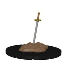 Dueling Sword - The Mighty Thor - Heroclix card