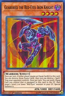 Gearfried the Red-Eyes Iron Knight - Legendary Duelists - YuGiOh card
