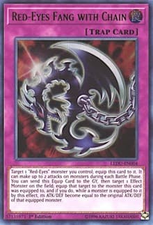 Red-Eyes Fang with Chain - Legendary Duelists - YuGiOh card
