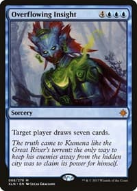 Overflowing Insight - Ixalan - Magic: The Gathering card