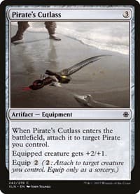 Pirate's Cutlass - Ixalan - Magic: The Gathering card