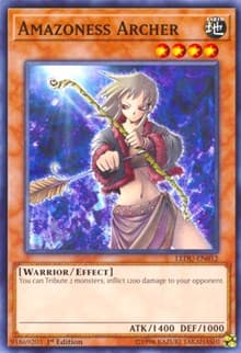 Amazoness Archer - Legendary Duelists - YuGiOh card