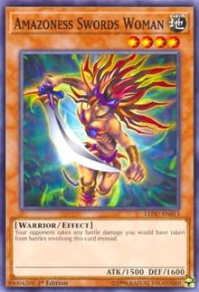 Amazoness Swords Woman - Legendary Duelists - YuGiOh card