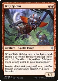 Wily Goblin - Ixalan - Magic: The Gathering card