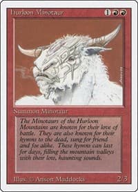 Hurloon Minotaur - Revised Edition - Magic: The Gathering card