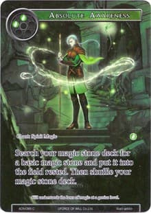 Absolute Awareness (Full Art) - Ancient Nights - Force of Will card