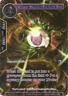 Ahriman, Malicious Eye in the Dark (Full Art) - Ancient Nights - Force of Will card